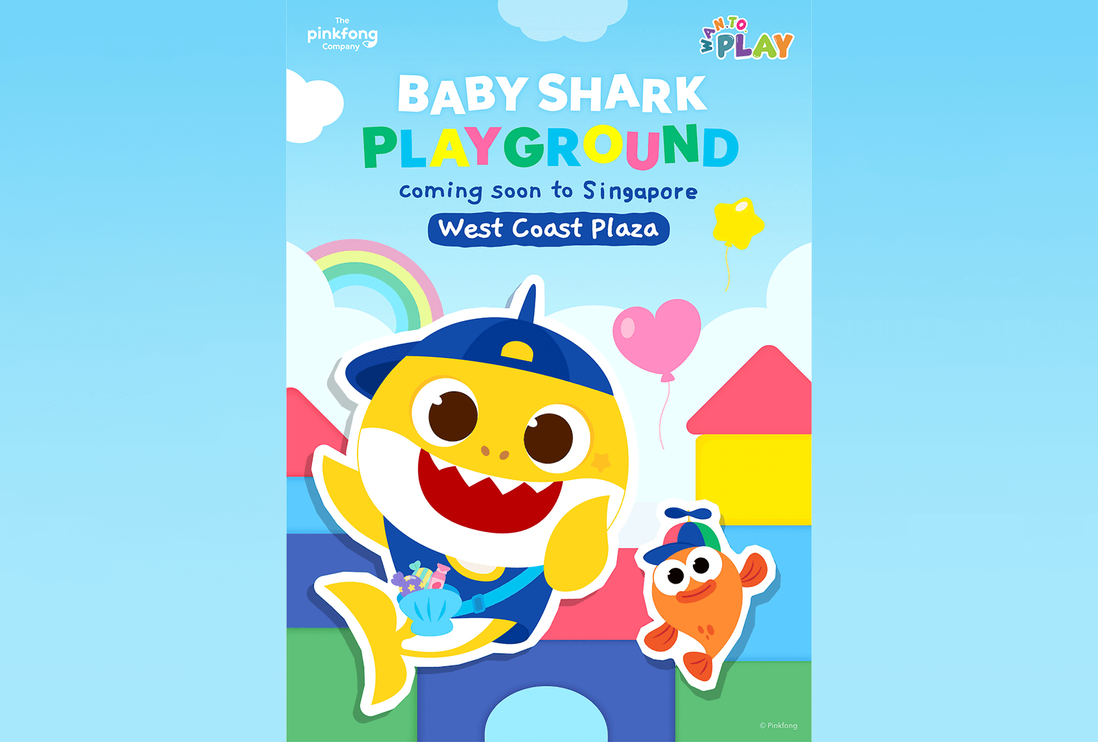Baby Shark Kids Cafe Singapore key visual